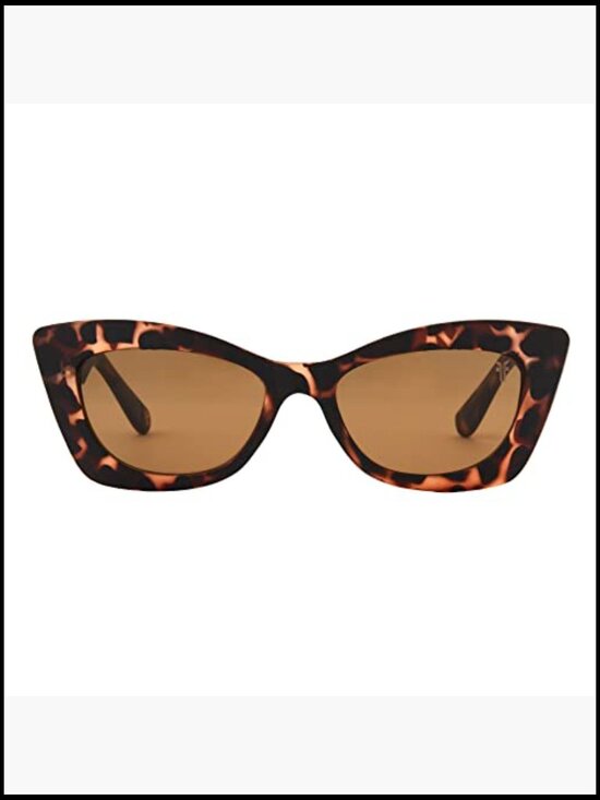 Cat Eye Sunglasses RPC Frame Scratch Impact Resistant Lenses UVA UVB Protection